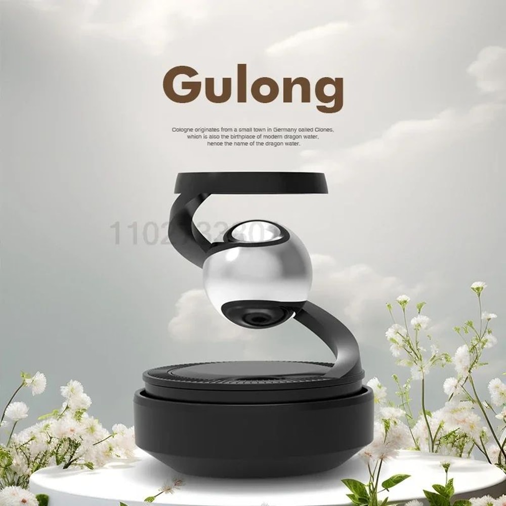 Interstellar Solar Rotating Car Air Freshener Diffuser Luxury Dashboard Aromatherapy 6