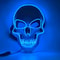 Neon LED Skull Mask EL Glow Skeleton Face Mask For Halloween Cosplay Night Parties 2