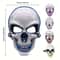 Neon LED Skull Mask EL Glow Skeleton Face Mask For Halloween Cosplay Night Parties 5