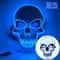 Neon LED Skull Mask EL Glow Skeleton Face Mask For Halloween Cosplay Night Parties 6