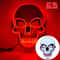Neon LED Skull Mask EL Glow Skeleton Face Mask For Halloween Cosplay Night Parties 9