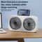 Dual Head USB Fan 360 Rotating Rechargeable Desk Fan With WallMount Or Freestanding Design 5