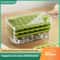 Clear PressRelease Ice Cube Tray With Lid FoodGrade PET 5684Cell Ice Mold For Freezer 0