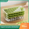 Clear PressRelease Ice Cube Tray With Lid FoodGrade PET 5684Cell Ice Mold For Freezer 0