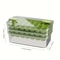 Clear PressRelease Ice Cube Tray With Lid FoodGrade PET 5684Cell Ice Mold For Freezer 1