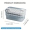 Clear PressRelease Ice Cube Tray With Lid FoodGrade PET 5684Cell Ice Mold For Freezer 2