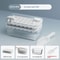 Clear PressRelease Ice Cube Tray With Lid FoodGrade PET 5684Cell Ice Mold For Freezer 6