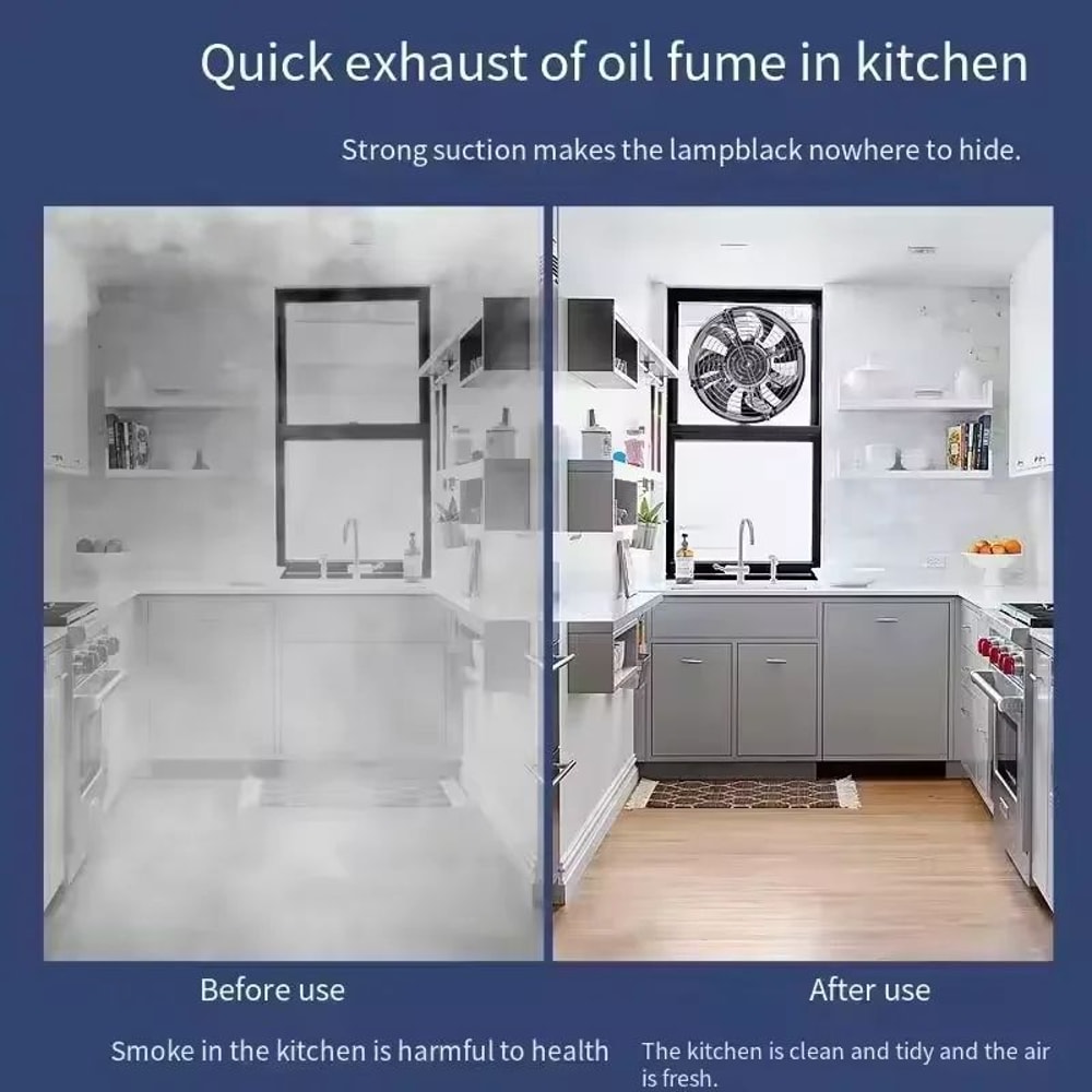 220V Metal Inline Duct Exhaust Fan 46 Inch Quiet Bathroom Ventilation Fan For Moisture Odor Remov 3