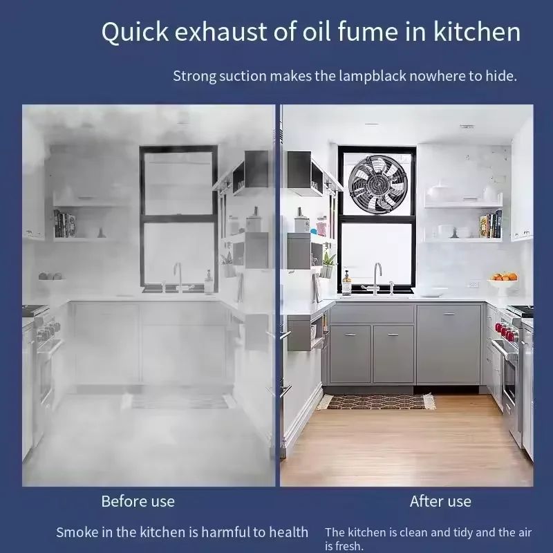 220V Metal Inline Duct Exhaust Fan 46 Inch Quiet Bathroom Ventilation Fan For Moisture Odor Remov 3