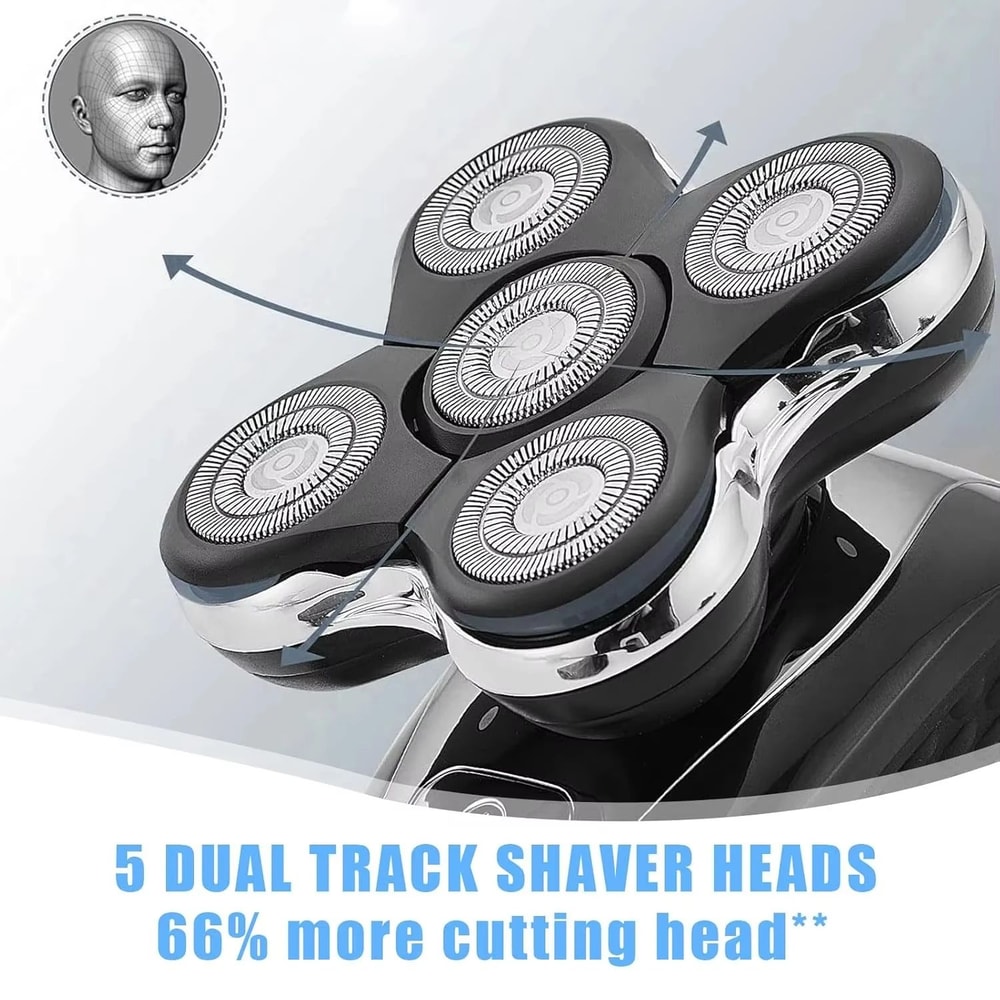 Remington Balder Pro Replacement Head For XR7000XR1500XR1501 Sharp 5 DualTrack Rotary Shaver Head 3