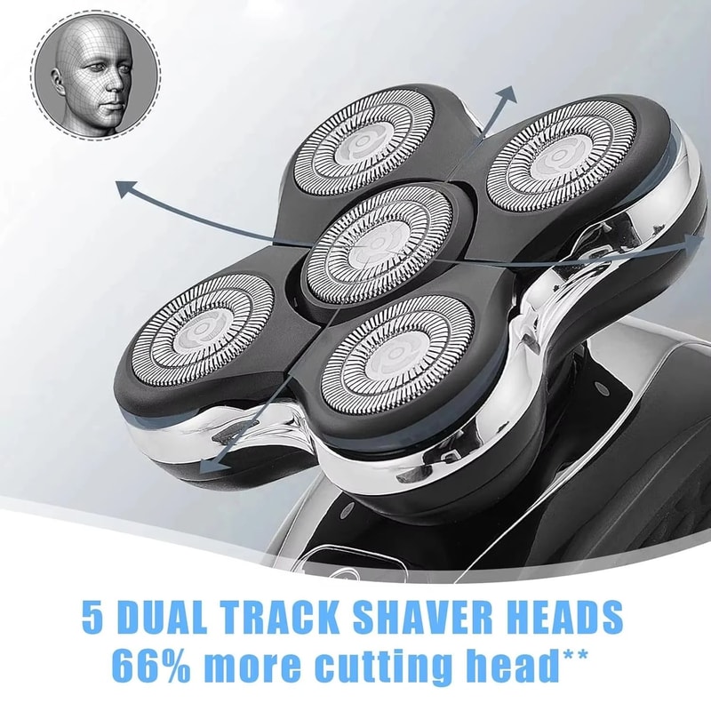 Remington Balder Pro Replacement Head For XR7000XR1500XR1501 Sharp 5 DualTrack Rotary Shaver Head 3