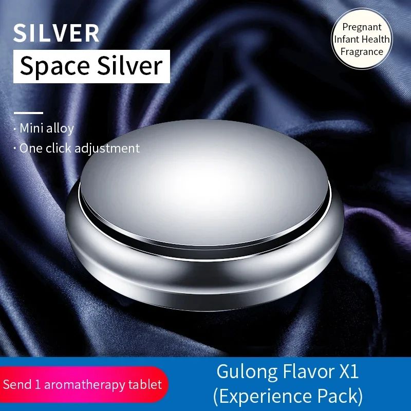 UFO Solar Car Air Freshener Aluminum Alloy Rotating Car Fragrance Diffuser For Clean Fresh Drives 6