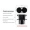 2in1 Car Cup Holder Expander Organizer Adjustable Cup Holder Adapter For Large Bottles 5