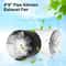 Metal Inline Exhaust Duct Fan 46 110V220V Booster Ventilation Fan For Bathroom Kitchen Wall Vents 0