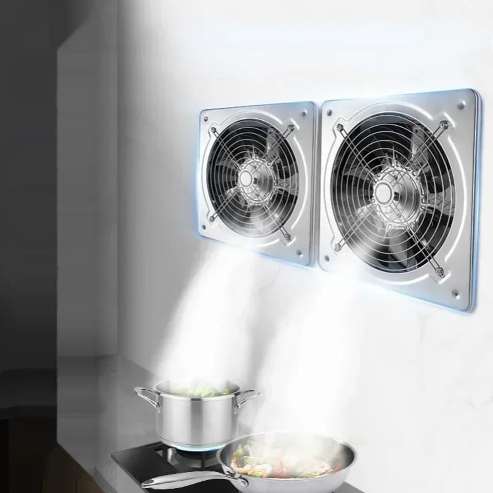 Stainless Steel Inline Duct Booster Fan 678 In HighPower Ventilation Extractor For Kitchen Bathro 2