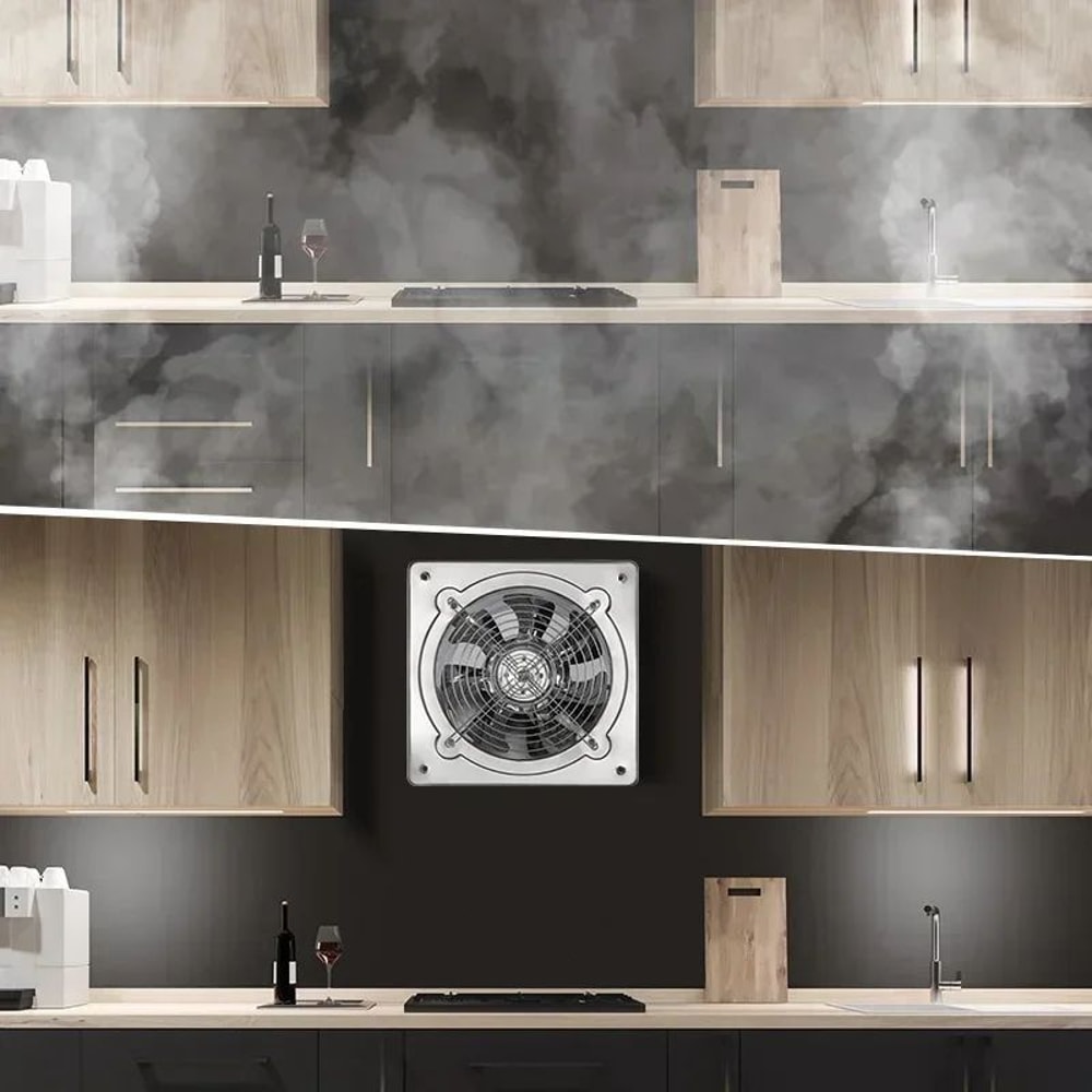 Stainless Steel Inline Duct Booster Fan 678 In HighPower Ventilation Extractor For Kitchen Bathro 5