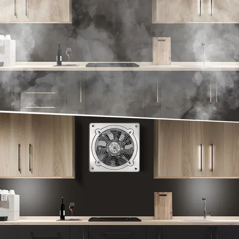 Stainless Steel Inline Duct Booster Fan 678 In HighPower Ventilation Extractor For Kitchen Bathro 5