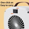 USB Mini Space Heater Desktop Warm Air Blower Portable Electric Personal Heater For Office Dorm 5