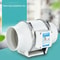 UltraQuiet Inline Duct Fan For Bathroom Kitchen WallMount Ventilation Exhaust With AirPurifying F 2