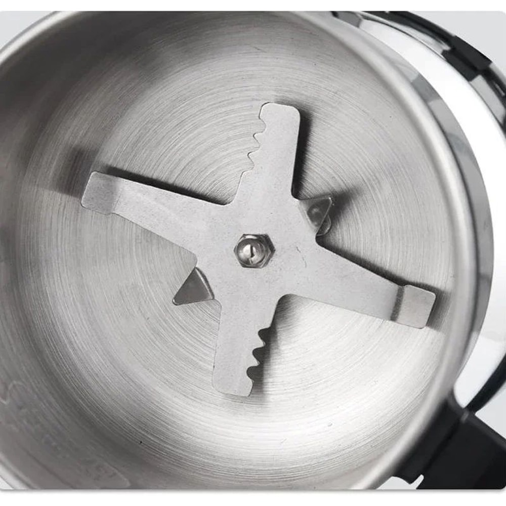 220V Electric Coffee Grinder Stainless Steel Coffee Bean Grinder MultiUse Spice Grinder For Herbs 4