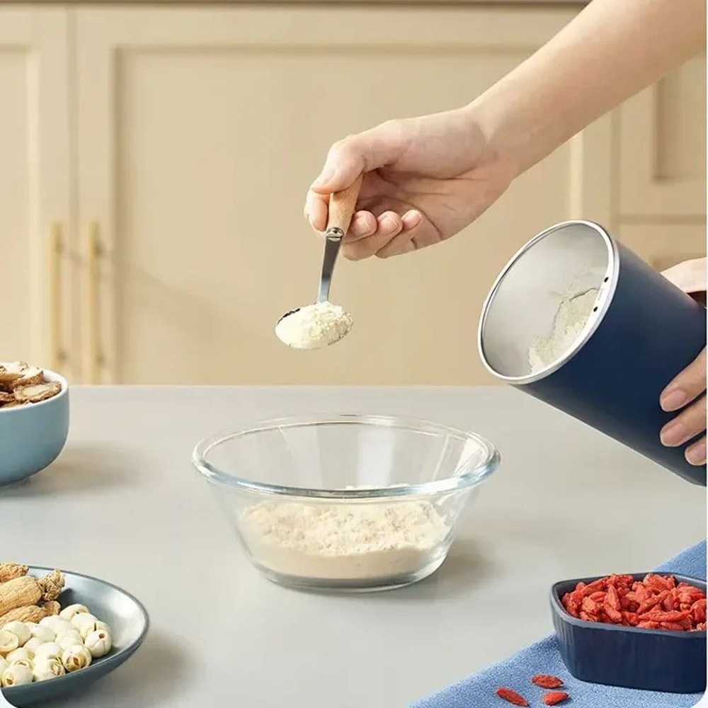 Portable 8Blade Electric Coffee Grinder 220V EU Stainless Steel Coffee Bean Spice Grinder For Fas 3