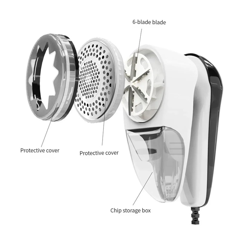 Portable Electric Lint Remover Fabric Shaver Rechargeable Sweater Pill Remover For Clothes Curtain 4