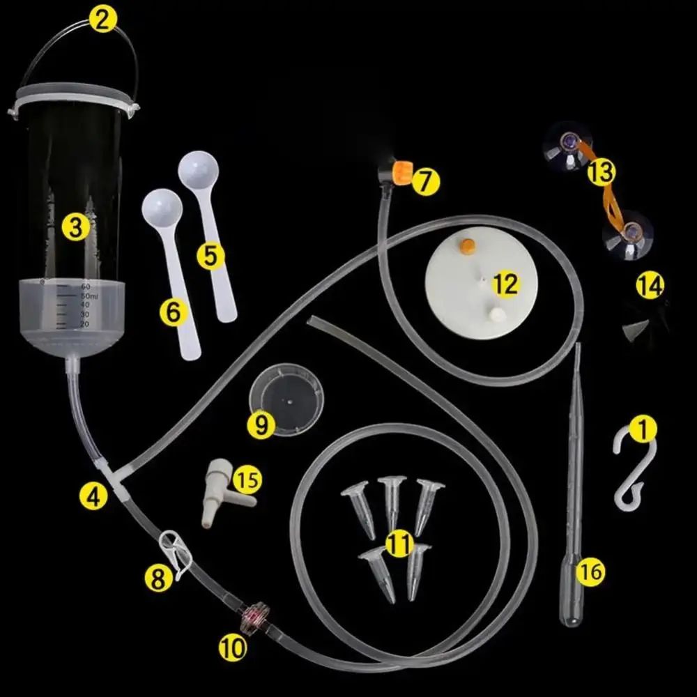 Artemia Brine Shrimp Hatchery Kit EasyHarvest Brine Shrimp Hatchery Bucket Incubator For Fresh Liv 5
