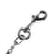 Heavy Duty Metal Chain Dog Leash With Leather Handle ChewProof Strong Dog Lead For Powerful Walks 3