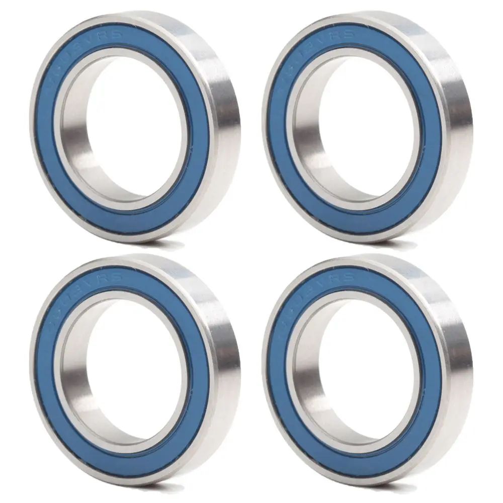 6802 MAX Bike Pivot Bearings 15x24x5mm 4Pack FullBall Chrome Steel Sealed Suspension Bearings 4