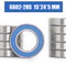 6802 MAX Bike Pivot Bearings 15x24x5mm 4Pack FullBall Chrome Steel Sealed Suspension Bearings 5