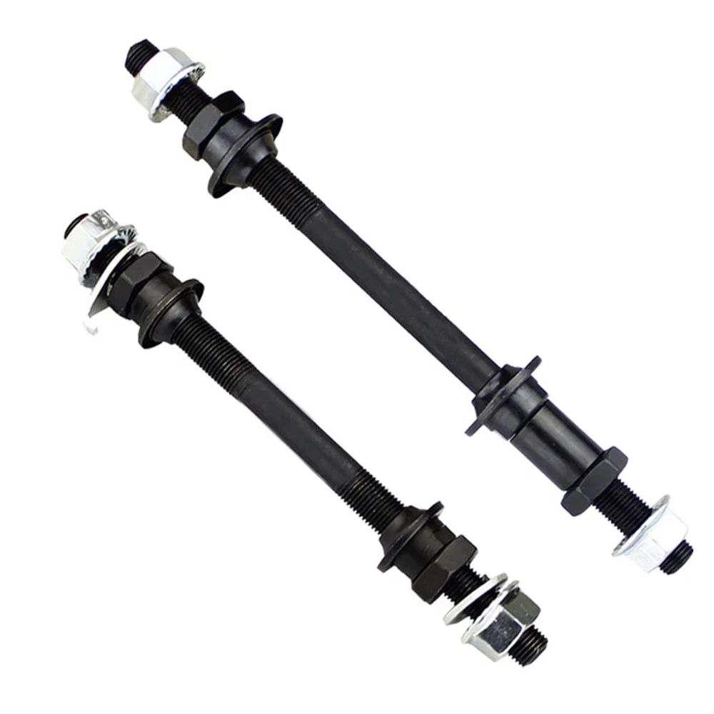 150mm180mm Mountain Bike Axle Solid Steel Wheel Hub Axle Replacement Front Or Rear 3