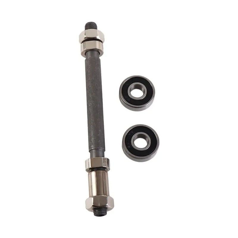 Quick Release Axle Steel Hollow Hub Shaft Kit Front Rear Axle Set For MTB Road Bikes 2