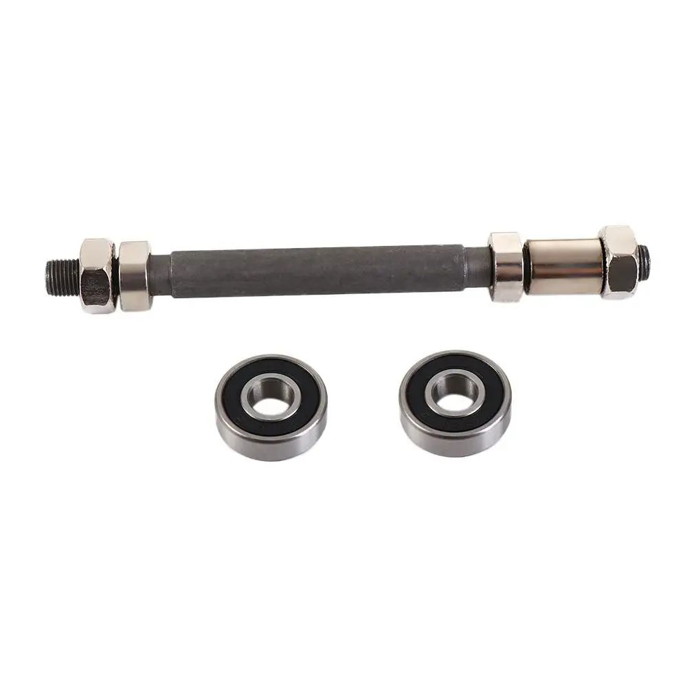 Quick Release Axle Steel Hollow Hub Shaft Kit Front Rear Axle Set For MTB Road Bikes 3