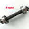Quick Release Axle Steel Hollow Hub Shaft Kit Front Rear Axle Set For MTB Road Bikes 6