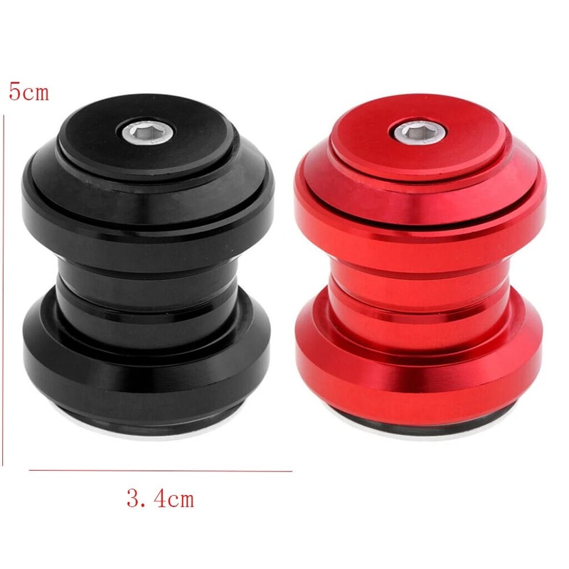 Aluminum Alloy 34mm External Bearing Headset With Sealed Cartridge Bearings Top Cap 118 Threadless 3