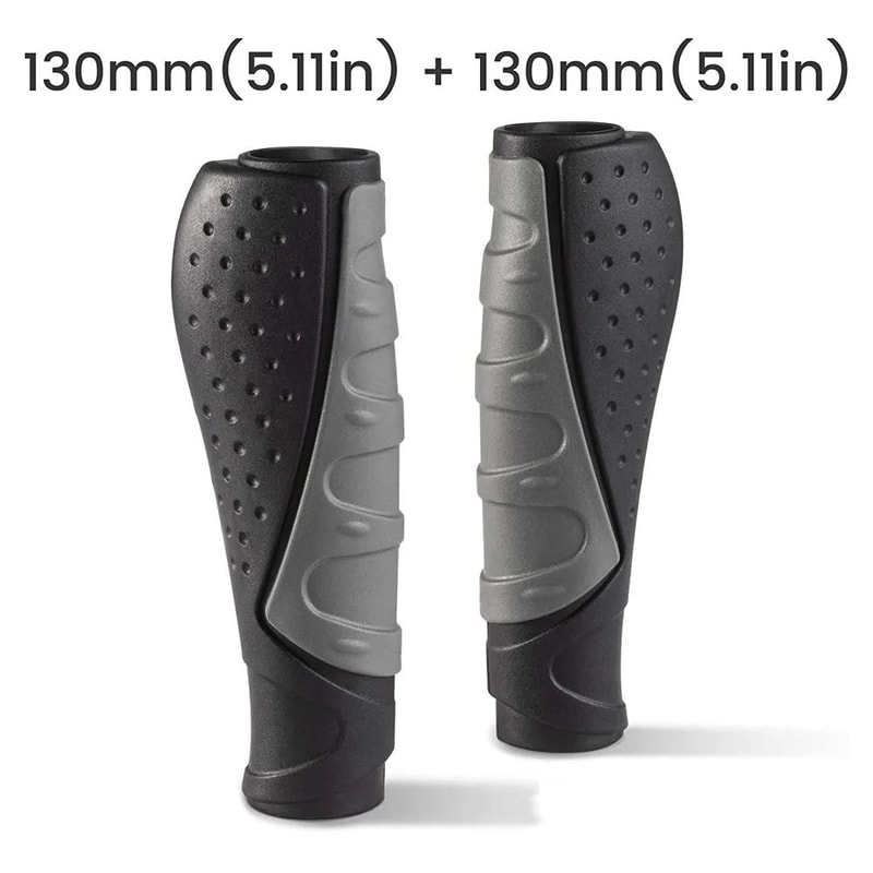 Ergonomic AntiSlip Rubber Mountain Bike Grips ShortLong MTB Handle Grips For Comfort Control 7