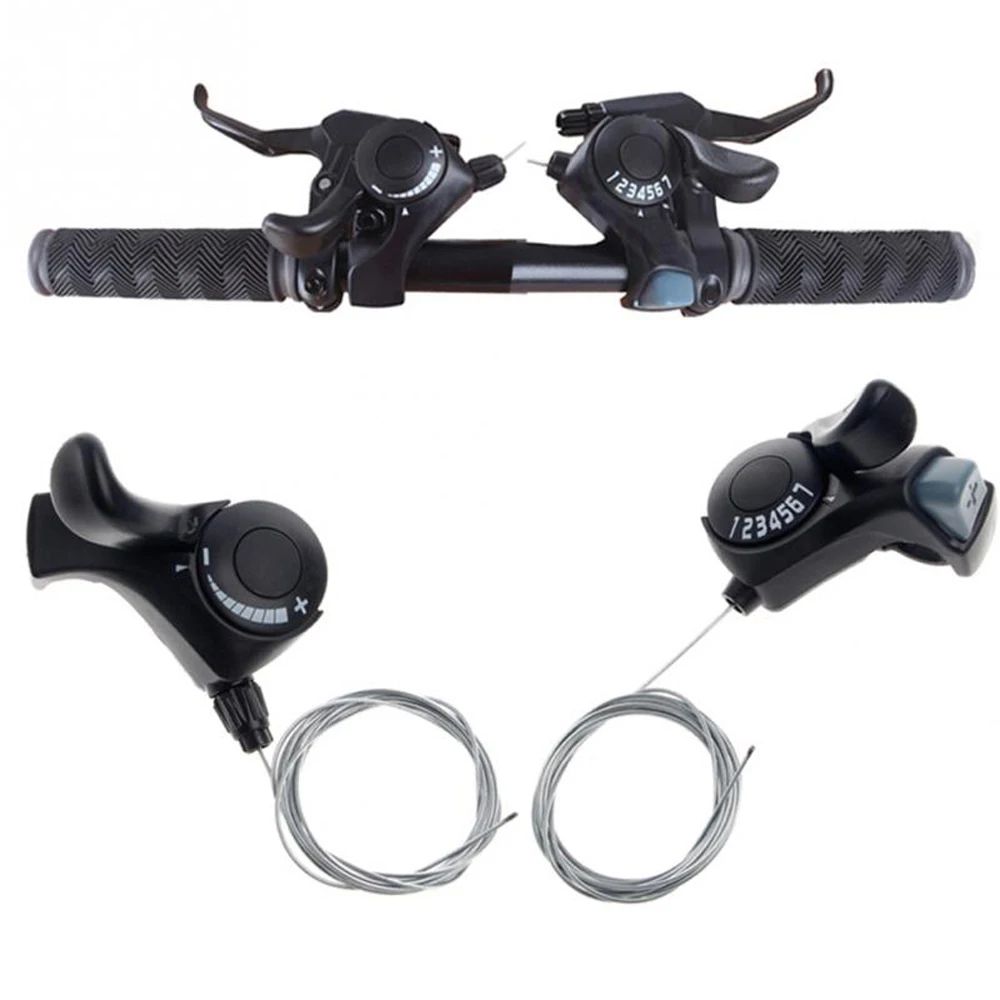 Shimano SLTX30 Tourney MTB Thumb Shifter Set Smooth 3x63x7 Speed Bike Shift Lever Set With Gear In 1