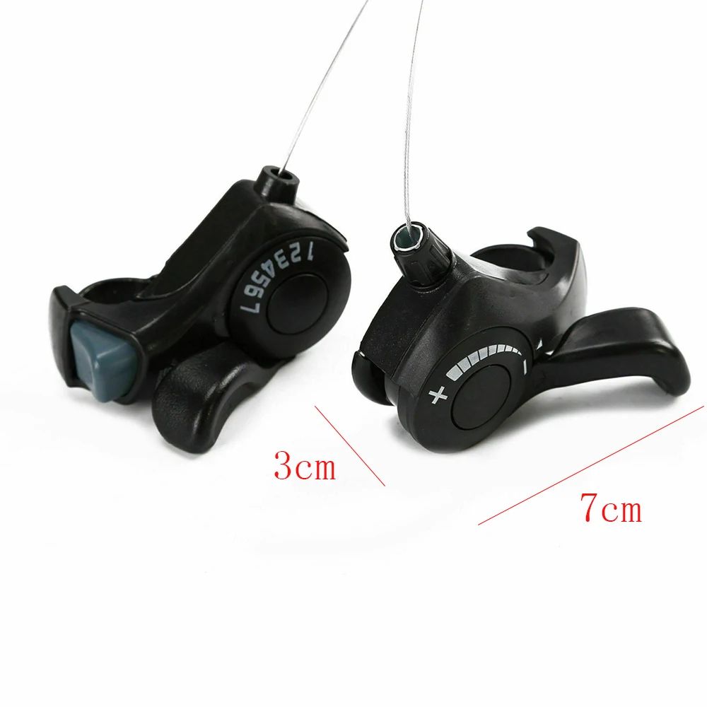 Shimano SLTX30 Tourney MTB Thumb Shifter Set Smooth 3x63x7 Speed Bike Shift Lever Set With Gear In 5