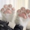 Kawaii Plush Cat Paw Gloves Warm Furry Paw Gloves For Cosplay Kigurumi Party Photos 1