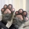 Kawaii Plush Cat Paw Gloves Warm Furry Paw Gloves For Cosplay Kigurumi Party Photos 3