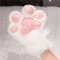 Kawaii Plush Cat Paw Gloves Warm Furry Paw Gloves For Cosplay Kigurumi Party Photos 8