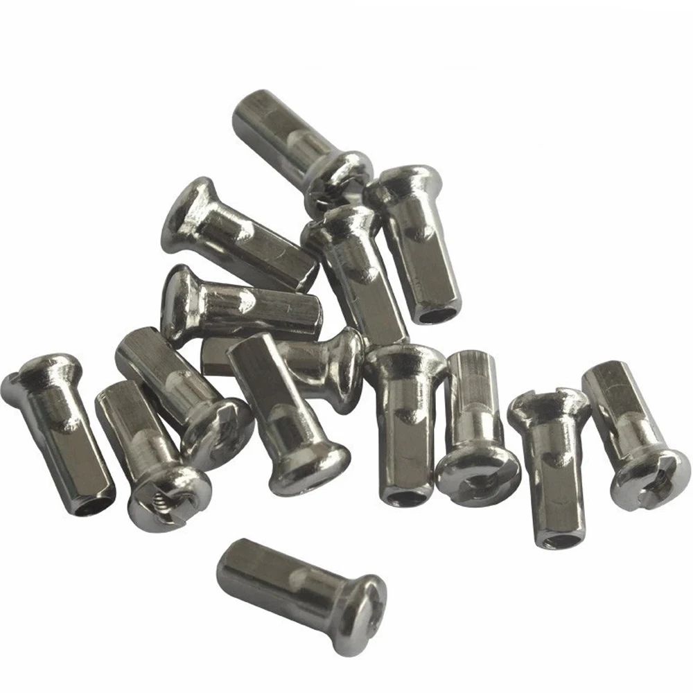 14G 2mm Bike Spoke Nipple Set 10Pack Durable Replacement Nipples For MTB Road Wheel Repairs 4