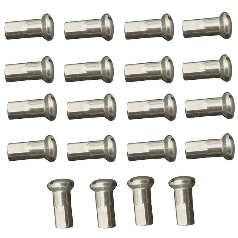 14G 2mm Bike Spoke Nipple Set 10Pack Durable Replacement Nipples For MTB Road Wheel Repairs 7