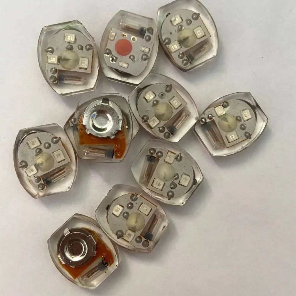 VibrationActivated LED Shoe Lights 10Pack Glowing Shoe Decoration For Clogs Sneakers Kids 1