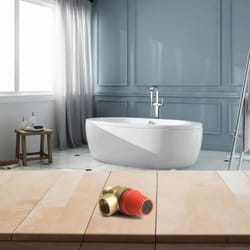 brass automatic boiler safety valve with pressure gauge - wall-mounted water heater drain & relief valve (3–6 bar)