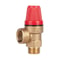 Brass Automatic Boiler Safety Valve With Pressure Gauge WallMounted Water Heater Drain Relief Val 1