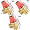 Brass Automatic Boiler Safety Valve With Pressure Gauge WallMounted Water Heater Drain Relief Val 4
