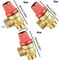 Brass Automatic Boiler Safety Valve With Pressure Gauge WallMounted Water Heater Drain Relief Val 4