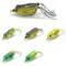 5Pack Topwater Frog Lure Set Hollow Body Frog Soft Baits For Bass Weedless Surface Strikes 4