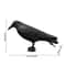 Realistic Black Raven Crow Decoy Bird Repellent For Garden And Balcony Pigeon Deterrent 5